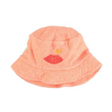 Zonnehoedje - koraal met lippenprint
