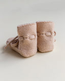 Booties - Apricot - Hvid
