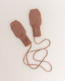 Mittens Fiza - Fäustlinge Terracotta - Hvid